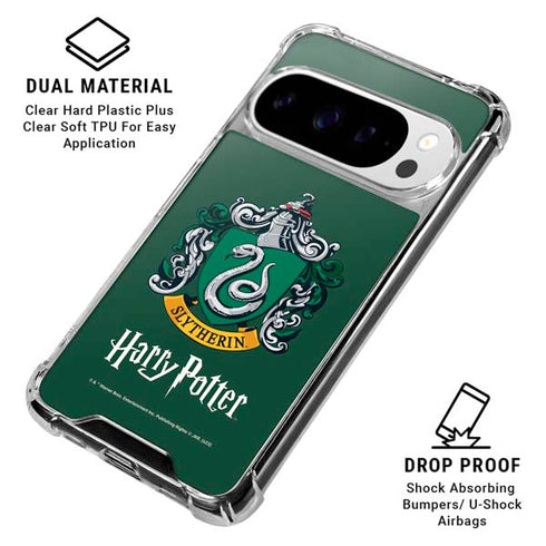 Wizarding World Harry Potter Slytherin House Crest Google Pixel 10 Pro XL Clear Case